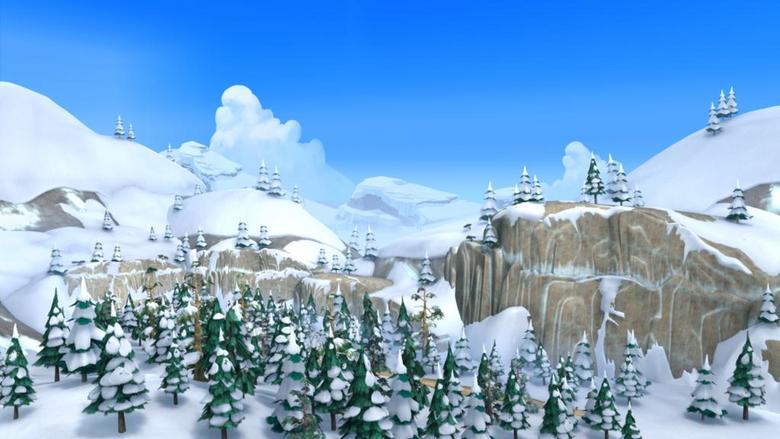 三维动画制作出的雪景一点不输2018南京的初雪